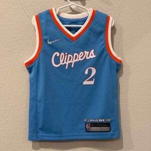 NBA Youth Clippers Kawhi Leonard Jersey Blue and White